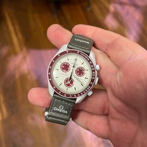 Swatch omega moonswatch no box or papers mission to Pluto